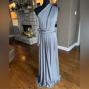 Twobirds‎ Gray Convertible Ball Gown